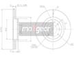 Brzdový kotouč MAXGEAR 19-0803