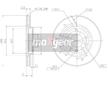 Brzdový kotouč MAXGEAR 19-0804