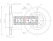 Brzdový kotouč MAXGEAR 19-0807
