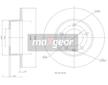 Brzdový kotouč MAXGEAR 19-0815MAX