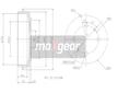 Brzdový buben MAXGEAR 19-0831