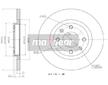 Brzdový kotouč MAXGEAR 19-0843MAX