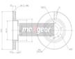 Brzdový kotouč MAXGEAR 19-1009MAX