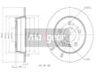 Brzdový kotouč MAXGEAR 19-1225MAX