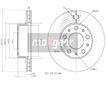 Brzdový kotouč MAXGEAR 19-1334MAX