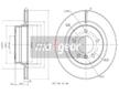 Brzdový kotouč MAXGEAR 19-1849MAX