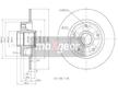 Brzdový kotouč MAXGEAR 19-1975