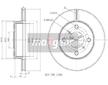 Brzdový kotouč Maxgear 19-2327