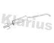 Stredný tlmič výfuku KLARIUS 250131