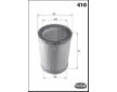 Vzduchový filter MISFAT R268