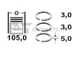 Sada pístních kroužků ET ENGINETEAM R1011600