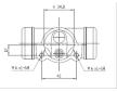 Válec kolové brzdy MOTAQUIP VWC665