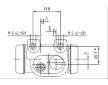 Válec kolové brzdy MOTAQUIP VWC666