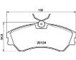 Sada brzdových destiček, kotoučová brzda HELLA PAGID 8DB 355 017-881