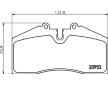 Sada brzdových destiček, kotoučová brzda HELLA PAGID 8DB 355 007-701