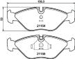 Sada brzdových destiček, kotoučová brzda HELLA PAGID 8DB 355 007-591