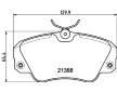 Sada brzdových destiček, kotoučová brzda HELLA PAGID 8DB 355 017-771