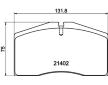 Sada brzdových destiček, kotoučová brzda HELLA PAGID 8DB 355 018-301