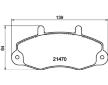 Sada brzdových destiček, kotoučová brzda HELLA PAGID 8DB 355 019-371