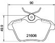 Sada brzdových destiček, kotoučová brzda HELLA PAGID 8DB 355 018-291