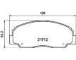 Sada brzdových destiček, kotoučová brzda HELLA PAGID 8DB 355 009-781