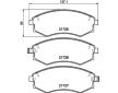 Sada brzdových destiček, kotoučová brzda HELLA PAGID 8DB 355 012-161