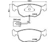 Sada brzdových destiček, kotoučová brzda HELLA PAGID 8DB 355 007-991