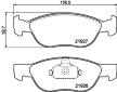 Sada brzdových destiček, kotoučová brzda HELLA PAGID 8DB 355 010-181