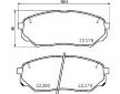 Sada brzdových destiček, kotoučová brzda HELLA PAGID 8DB 355 024-901