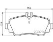 Sada brzdových destiček, kotoučová brzda HELLA PAGID 8DB 355 018-311