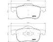Sada brzdových destiček, kotoučová brzda HELLA PAGID 8DB 355 008-851