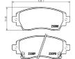 Sada brzdových destiček, kotoučová brzda HELLA PAGID 8DB 355 017-101