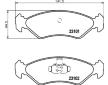 Sada brzdových destiček, kotoučová brzda HELLA PAGID 8DB 355 008-051