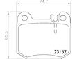 Sada brzdových destiček, kotoučová brzda HELLA PAGID 8DB 355 008-831