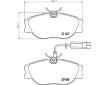 Sada brzdových destiček, kotoučová brzda HELLA PAGID 8DB 355 018-181