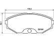 Sada brzdových destiček, kotoučová brzda HELLA PAGID 8DB 355 011-631