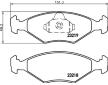 Sada brzdových destiček, kotoučová brzda HELLA PAGID 8DB 355 008-381