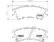 Sada brzdových destiček, kotoučová brzda HELLA PAGID 8DB 355 017-051
