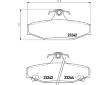 Sada brzdových destiček, kotoučová brzda HELLA PAGID 8DB 355 009-571