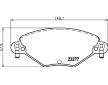 Sada brzdových destiček, kotoučová brzda HELLA PAGID 8DB 355 019-411