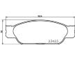 Sada brzdových destiček, kotoučová brzda HELLA PAGID 8DB 355 018-551