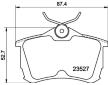 Sada brzdových destiček, kotoučová brzda HELLA PAGID 8DB 355 009-511