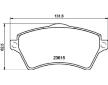 Sada brzdových destiček, kotoučová brzda HELLA PAGID 8DB 355 009-761