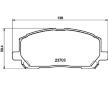 Sada brzdových destiček, kotoučová brzda HELLA PAGID 8DB 355 011-161
