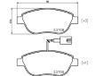 Sada brzdových destiček, kotoučová brzda HELLA PAGID 8DB 355 018-831