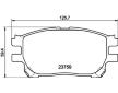 Sada brzdových destiček, kotoučová brzda HELLA PAGID 8DB 355 010-111