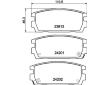 Sada brzdových destiček, kotoučová brzda HELLA PAGID 8DB 355 011-841
