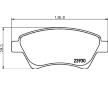 Sada brzdových destiček, kotoučová brzda HELLA PAGID 8DB 355 010-541