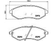 Sada brzdových destiček, kotoučová brzda HELLA PAGID 8DB 355 017-351