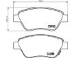 Sada brzdových destiček, kotoučová brzda HELLA PAGID 8DB 355 012-831